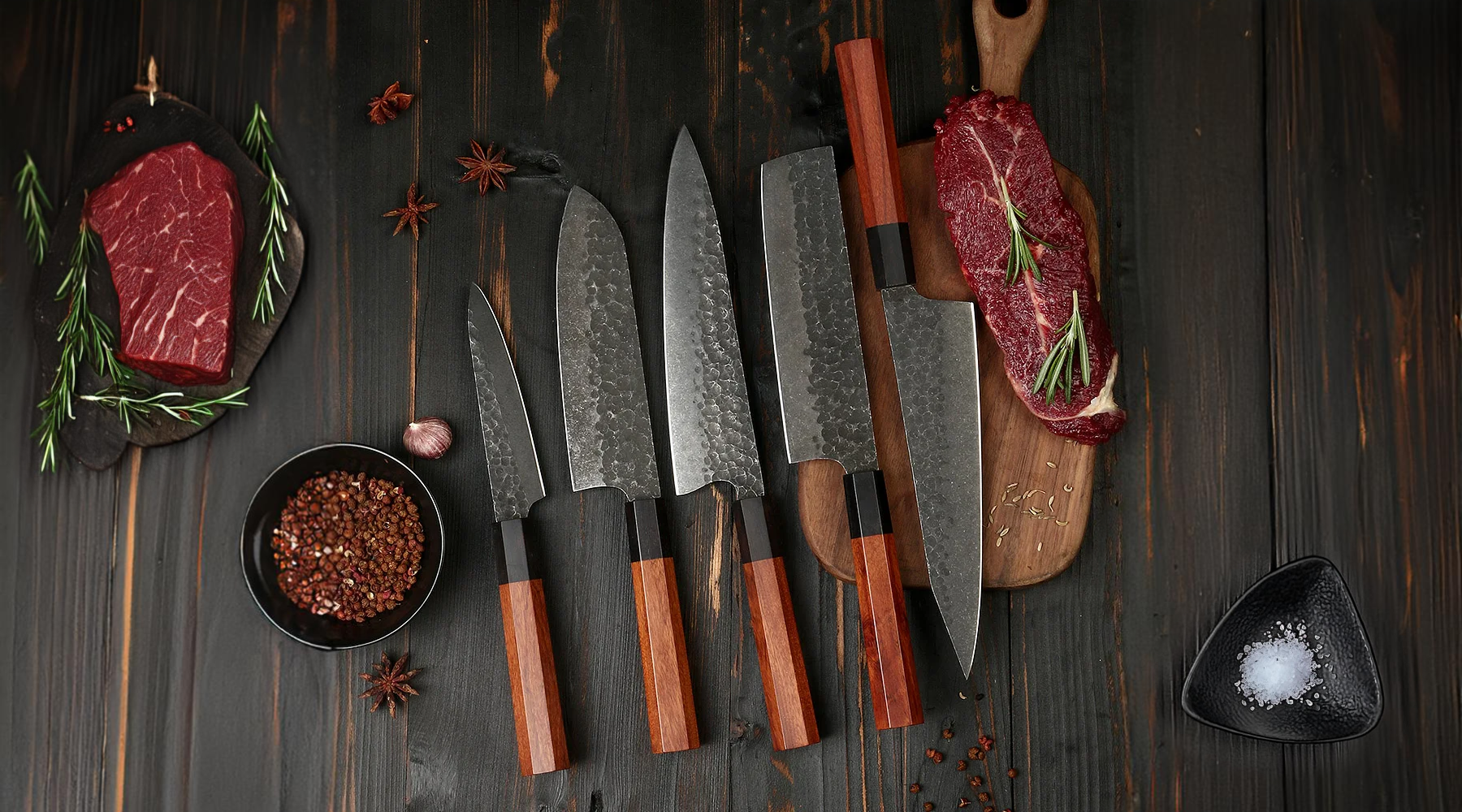 Premium Japanese knife with pakkawood handle – Hikari Knife