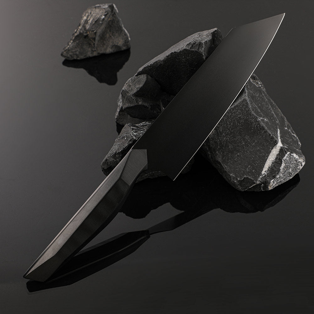 Cuțit bunka profesional, Hikari - Lamă din oțel inoxidabil cu acoperire din titan, mâner G10 pentru uz general - Hikari