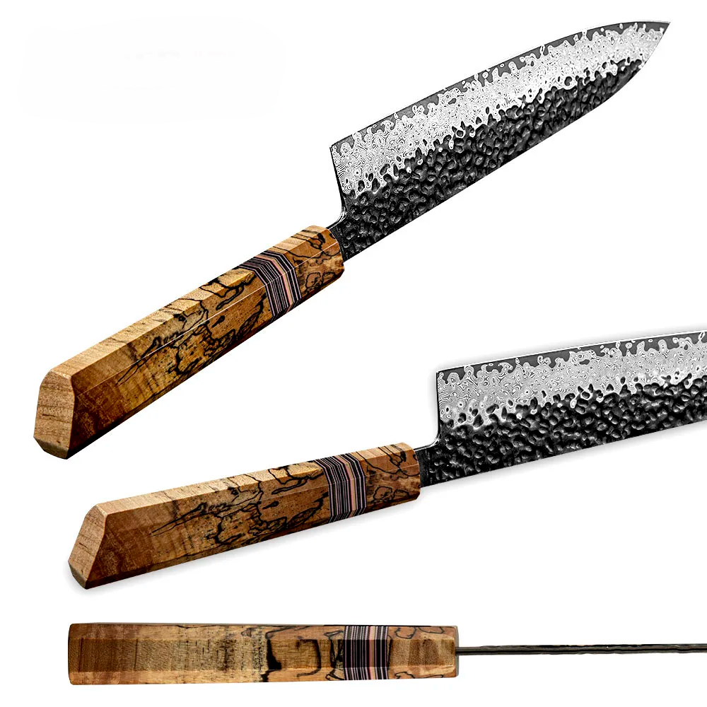 Cuțit de Filetat / Feliat, Hikari - Lama VG -10 Damasc, Maner G10 si Artar, pentru Sarcini Culinare Detaliate