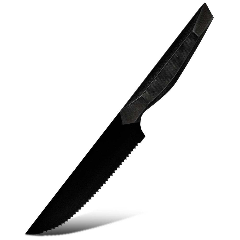 Cuțit profesional pentru fripturi, Hikari - Lamă din oțel inoxidabil cu acoperire din titan, mâner G10 pentru felierea perfectă a fripturilor - Hikari