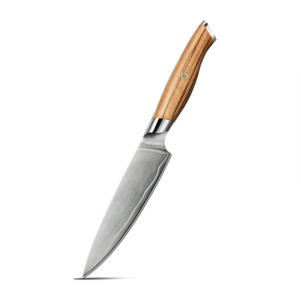 Petty / Filleting Knife, Hikari - VG-10 Blade with Olive Wood Handle – General Purpose Small Knife - Hikari