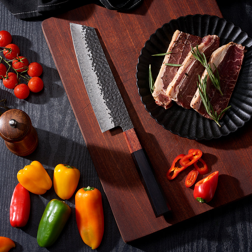 Damascus Knife for kitchen used by professional knives for vegetables and meat